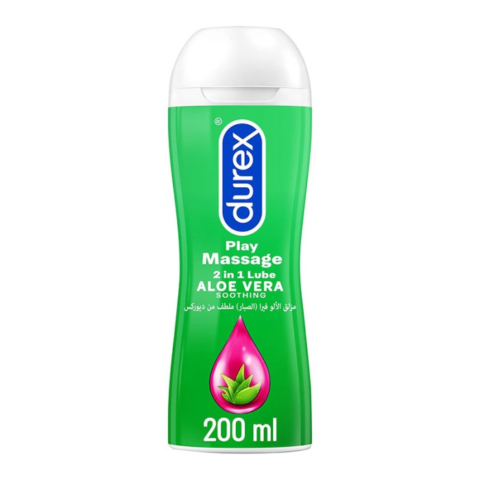 Durex Play Massage Gel 2 In 1 Intimate Lubricant With Soothing Aloe Vera 200 ml  LRC-46173-0